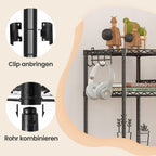 Badkamerplank, staande plank, metalen plank