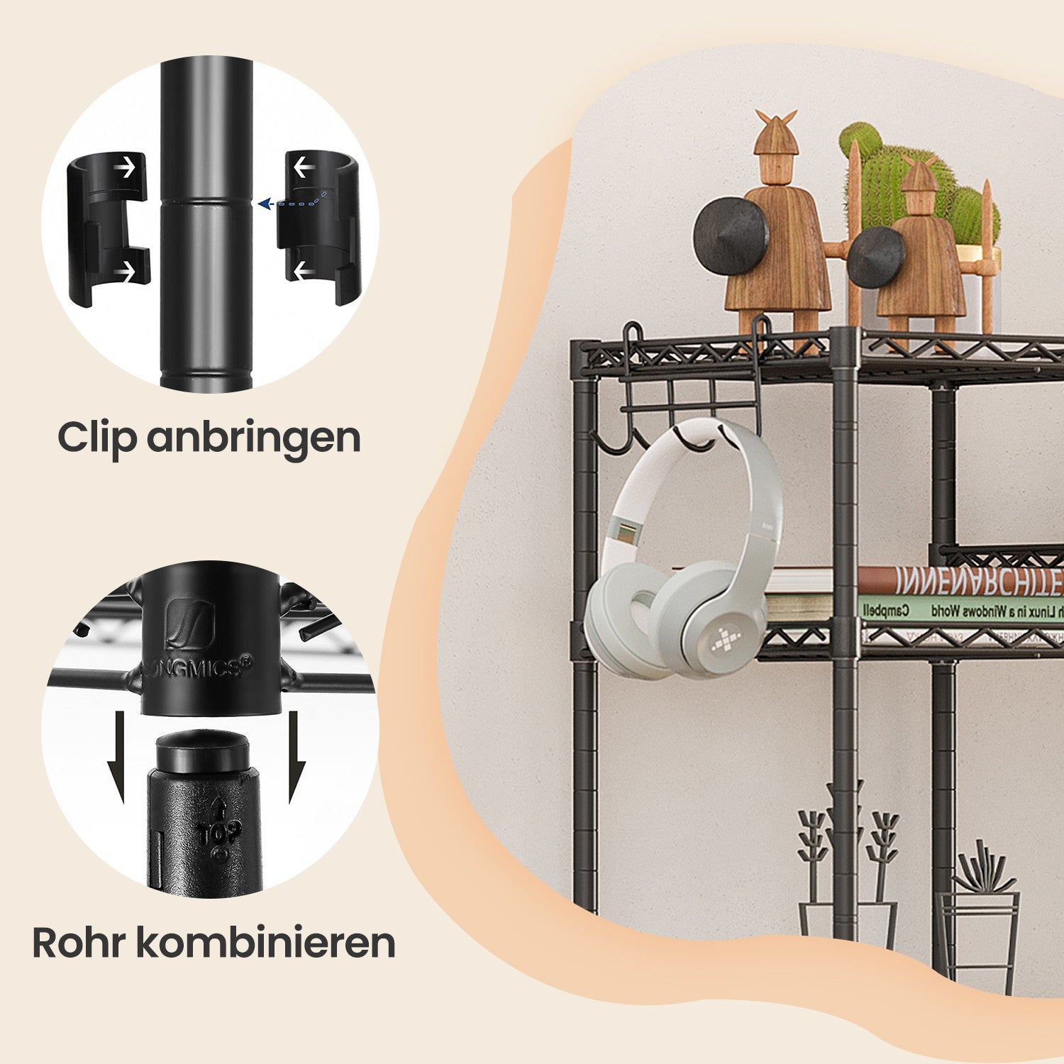 Badkamerplank, staande plank, metalen plank