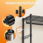 Kledingrek, open kledingkast, metalen kapstok