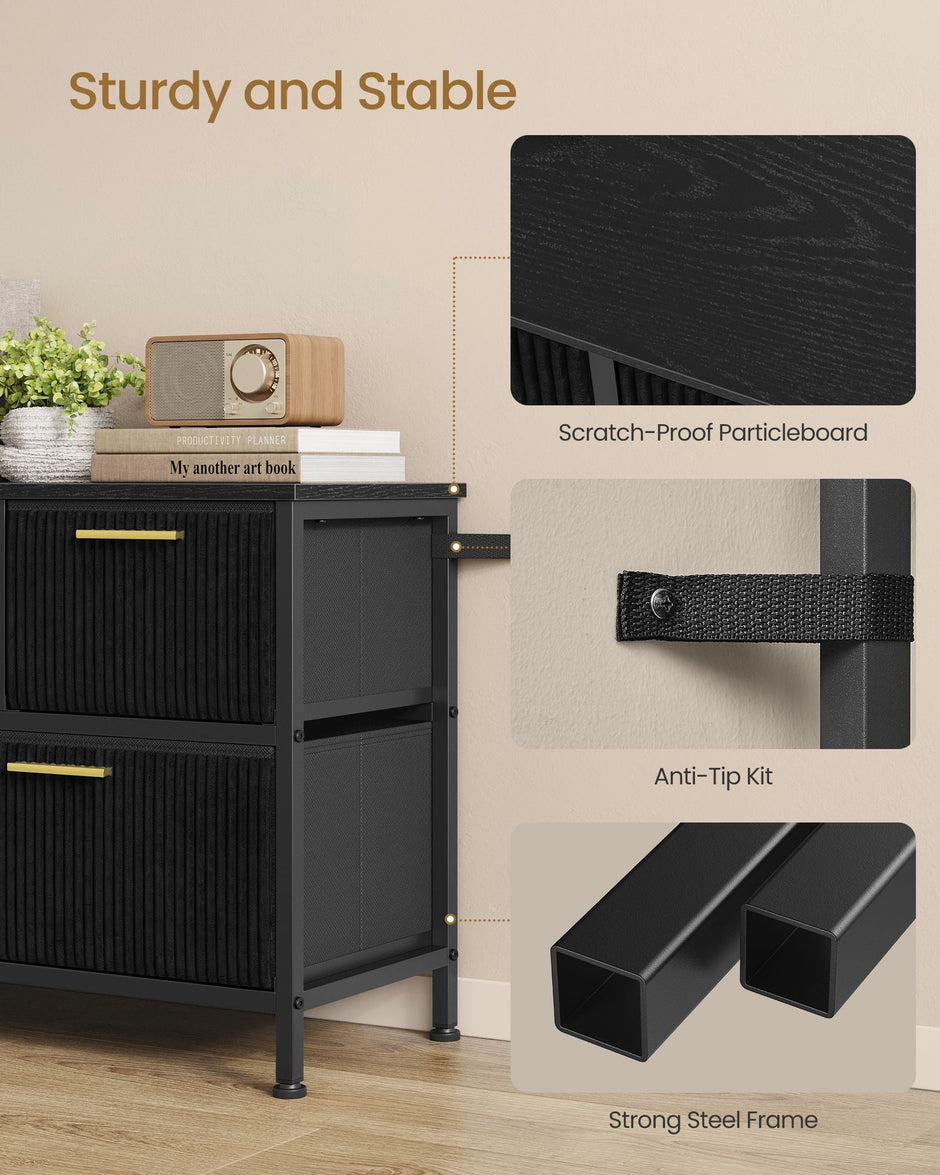 Chest of Drawers - Steel with Anti-Tip Kit