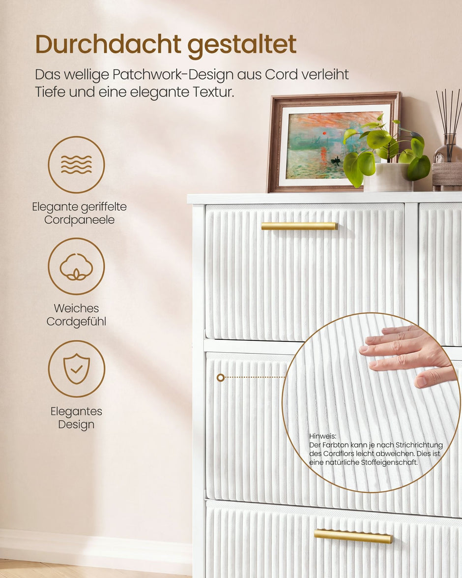 Ladekast – 9 Stoffen Lades – Metalen Frame en Houten Blad – Inktzwart en Ebbenhoutzwart