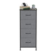 Kledingrek - Met Ophangstang en Legplanken - Zwart - 40 x