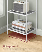 Badkamerplank – 5 planken – parelwit-leigrijs
