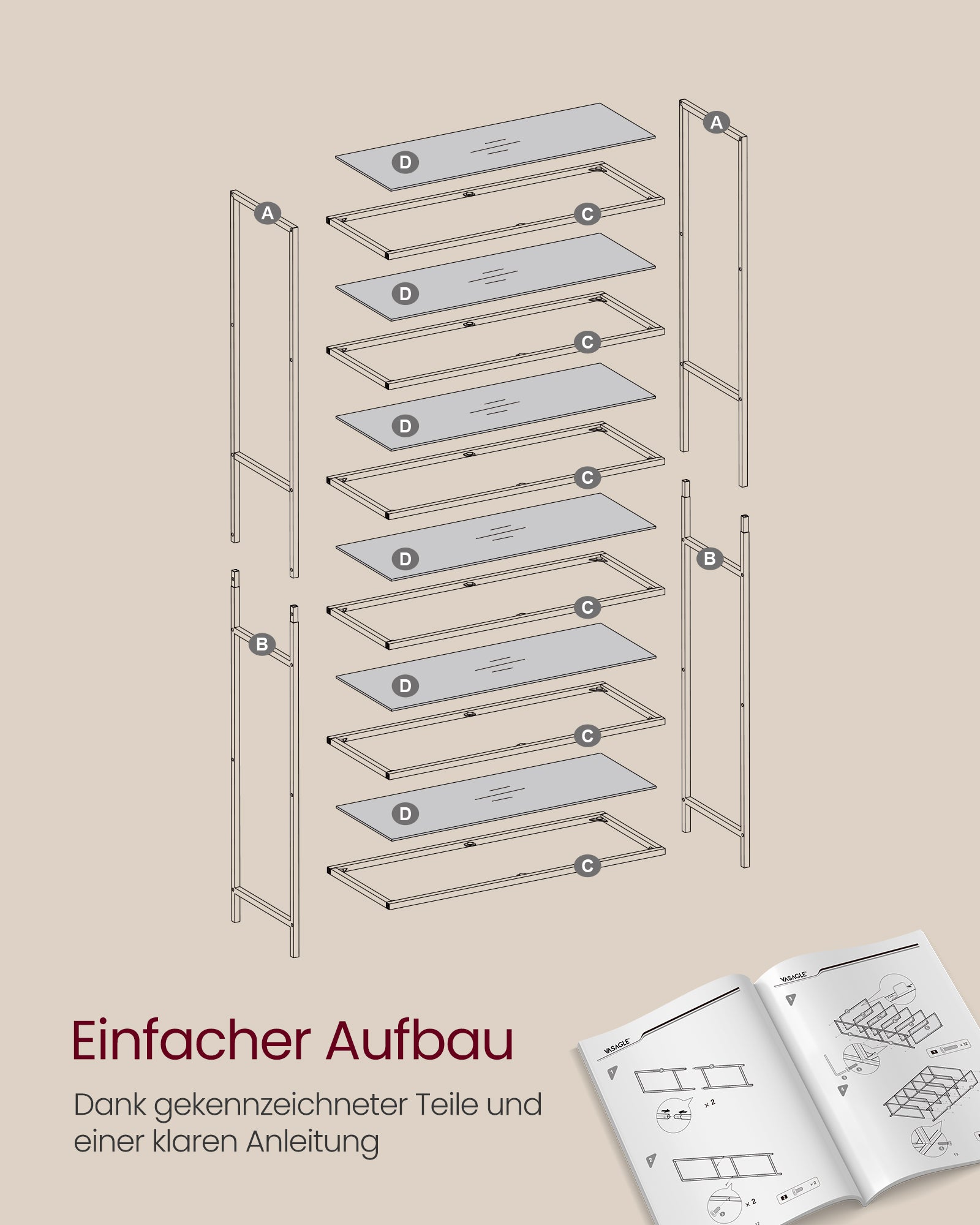 Badkamerplank – gehard glas – transparant – metallic goud