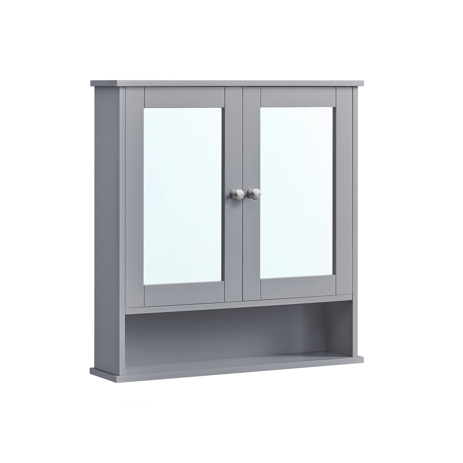 Spiegelkast – dubbele deur – wandmontage – wit