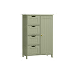 Badkamerkastje – 4 lades – 30 × 55 × 82 cm – bosgroen