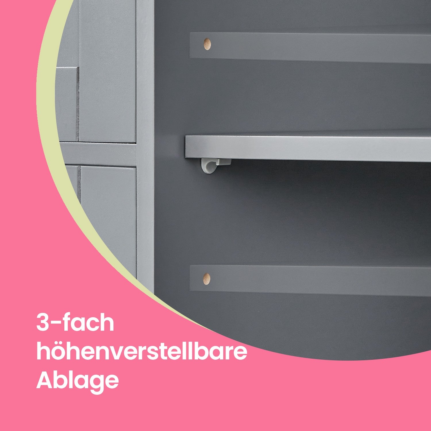 Badkamerkastje – Smalle bijzetkast voor badkamer, modern design