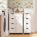 Badkamerkastje – Smalle bijzetkast voor badkamer, modern design