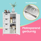 Badkamerkastje – Smalle bijzetkast voor badkamer, modern design