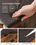 Schoenenbank – met lade – vintage bruin