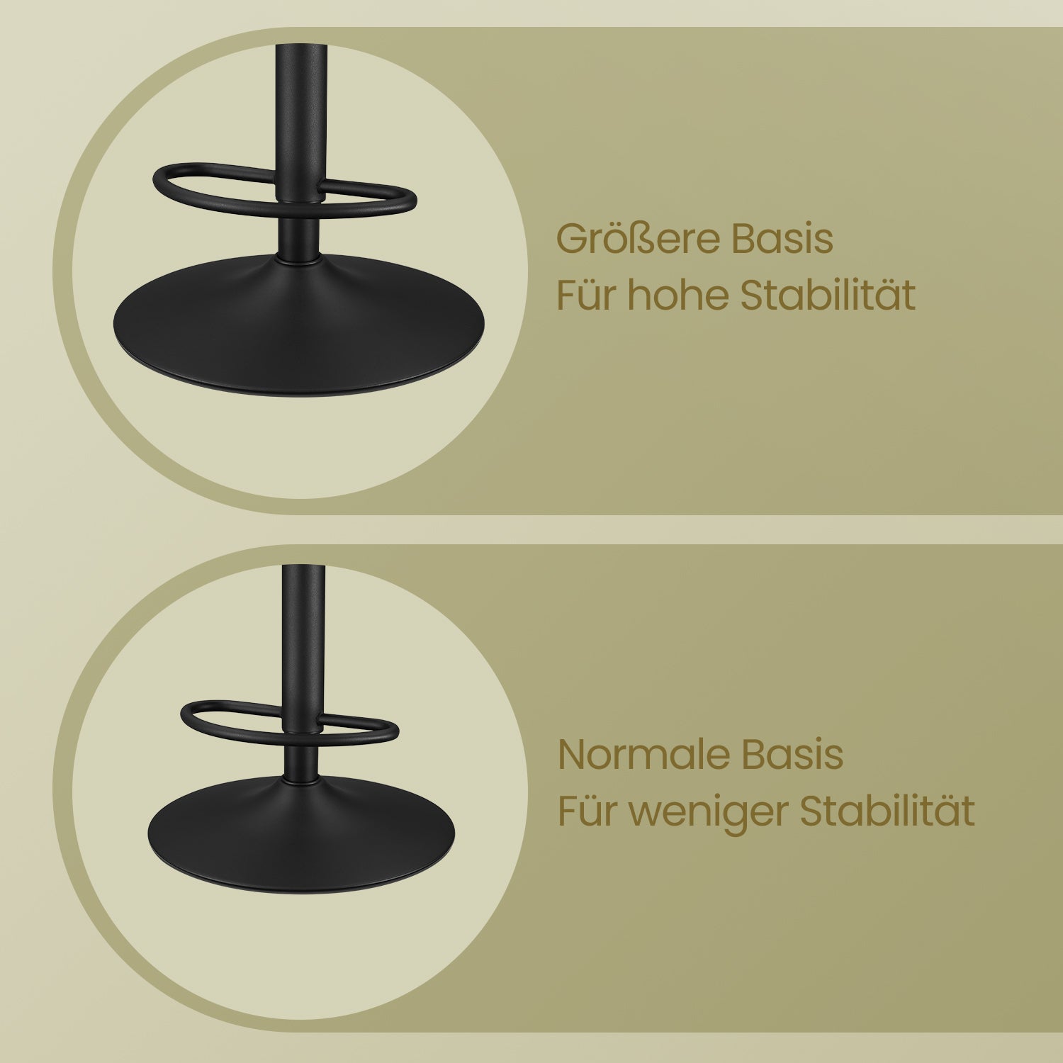 Barkrukken – Set van 2 – Draaibaar – Met Rugleuning – Karamelbruin