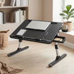 Laptoptafel - Opklapbaar - In Hoogte Verstelbaar - 56 x 40 cm - Zwart