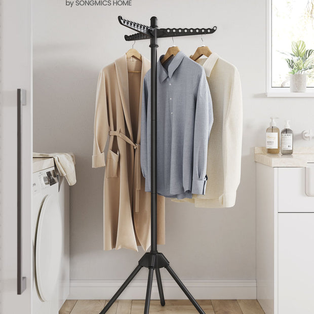 Droogrek – 3 roterende armen – zwart