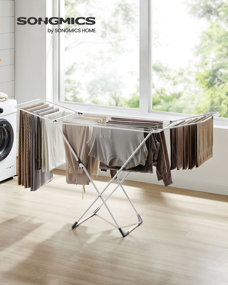 Opvouwbare standdroger – voor binnen en buiten – Wit