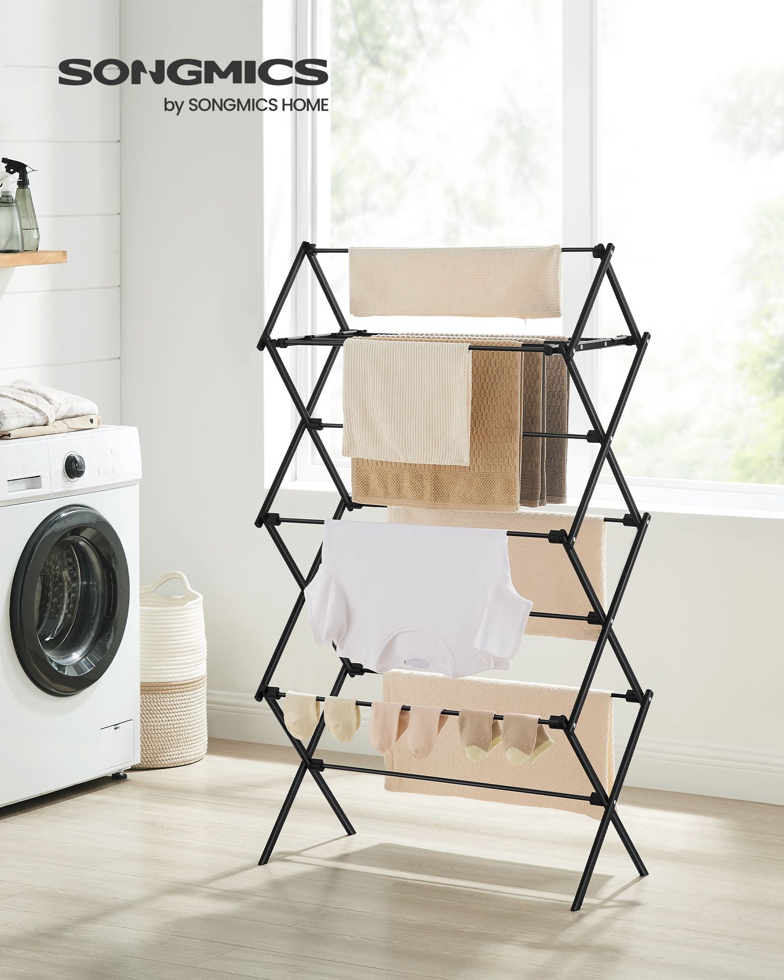Droogrek – met stalen frame – voor binnen- en buitengebruik