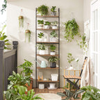 Boekenkast - Ladderplank - 6 planken - 60 x 30 x 204,8 cm - Industrieel ontwerp