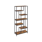 Boekenkast - Decorkast - Woonkamerkast - Opslagkast - Staand kast - Wandkast - Vintage bruin