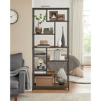 Boekenkast - Decorkast - Woonkamerkast - Opslagkast - Staand kast - Wandkast - Vintage bruin