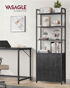 Boekenkast 24 X 60 X 159,5 Cm Ebbenhout Zwart-Inktzwart