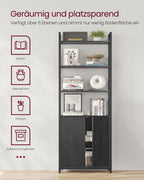 Boekenkast 24 X 60 X 159,5 Cm Ebbenhout Zwart-Inktzwart