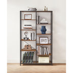 Boekenkast - Decoratieve kast - Opslagkast - Vintage Bruin / Zwart