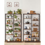Boekenkast - Decoratieve kast - Opslagkast - Vintage Bruin / Zwart