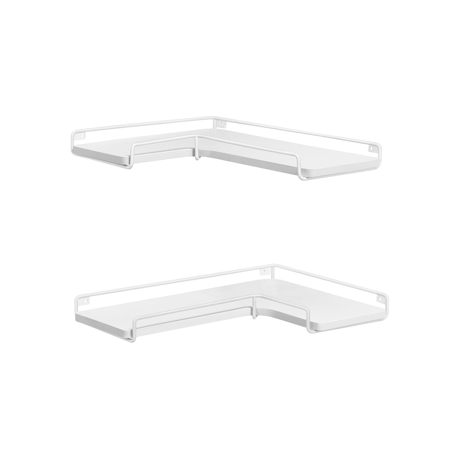 Hoekplank – L-vormig – industrieel design – zwart