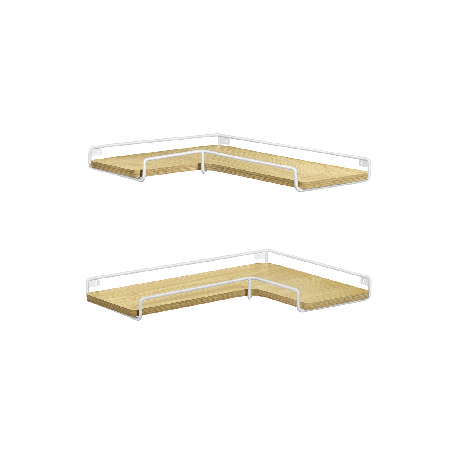 Hoekplank – L-vormig – industrieel design – zwart