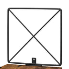 Hoekplank – 5 niveaus – Zigzag design – Vintage bruin-zwart