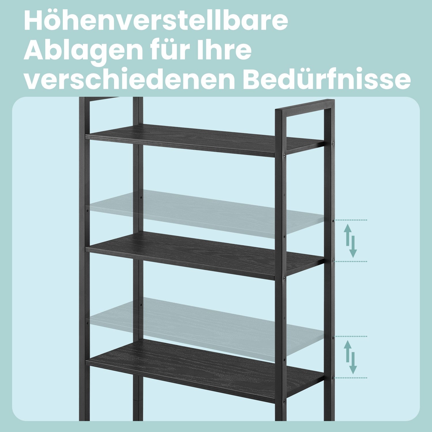 Boekenkast met 6 niveaus