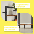 5-laags boekenkast opbergrek Multifunctionele hoekplank