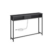 Salontafel vierkant – Met 2× stopcontacten – 2× USB – Verstevigd staal
