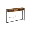 Salontafel vierkant – Met 2× stopcontacten – 2× USB – Verstevigd staal