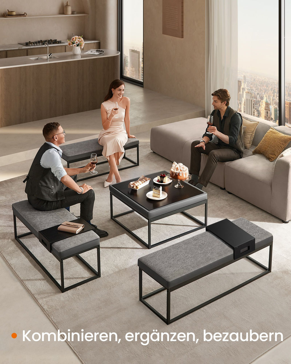 HOME Bankje met Opbergruimte – Kunstleer – Tijdloos Design