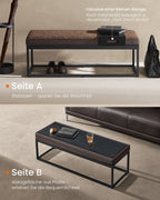 HOME Bankje met Opbergruimte – Kunstleer – Tijdloos Design