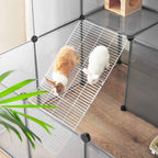 Dierenhuis - Dierenkooi - Dierenverblijf - Voor kleine dieren - Grijs