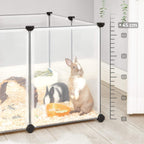Dierenkooi - Buitenbehuizing voor hamster, cavia, konijn - Transparant