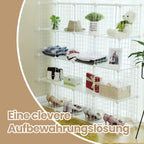 Stellingsysteem – Boutloos – 16 Rasterkubussen – Zwart