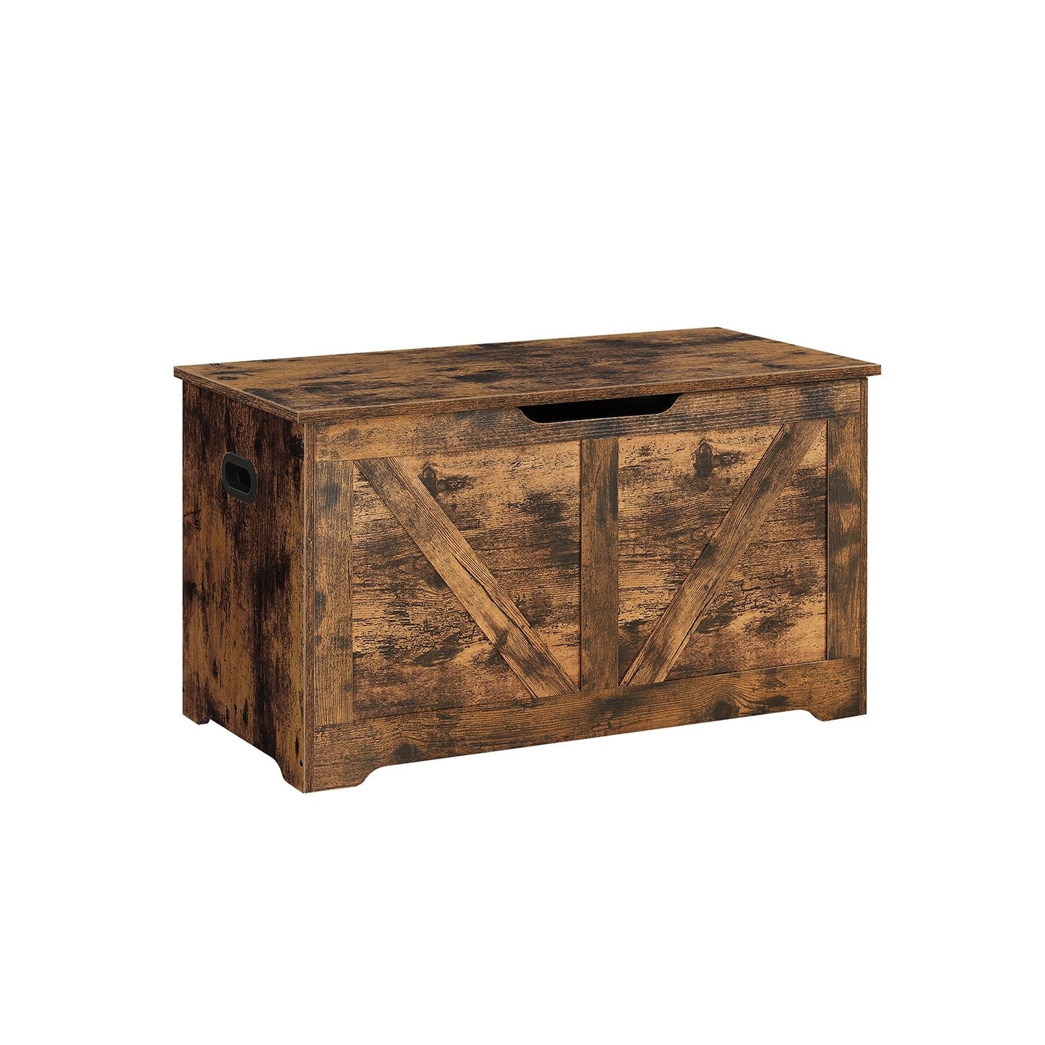 Bank – met opbergruimte – schuurstijl – wit