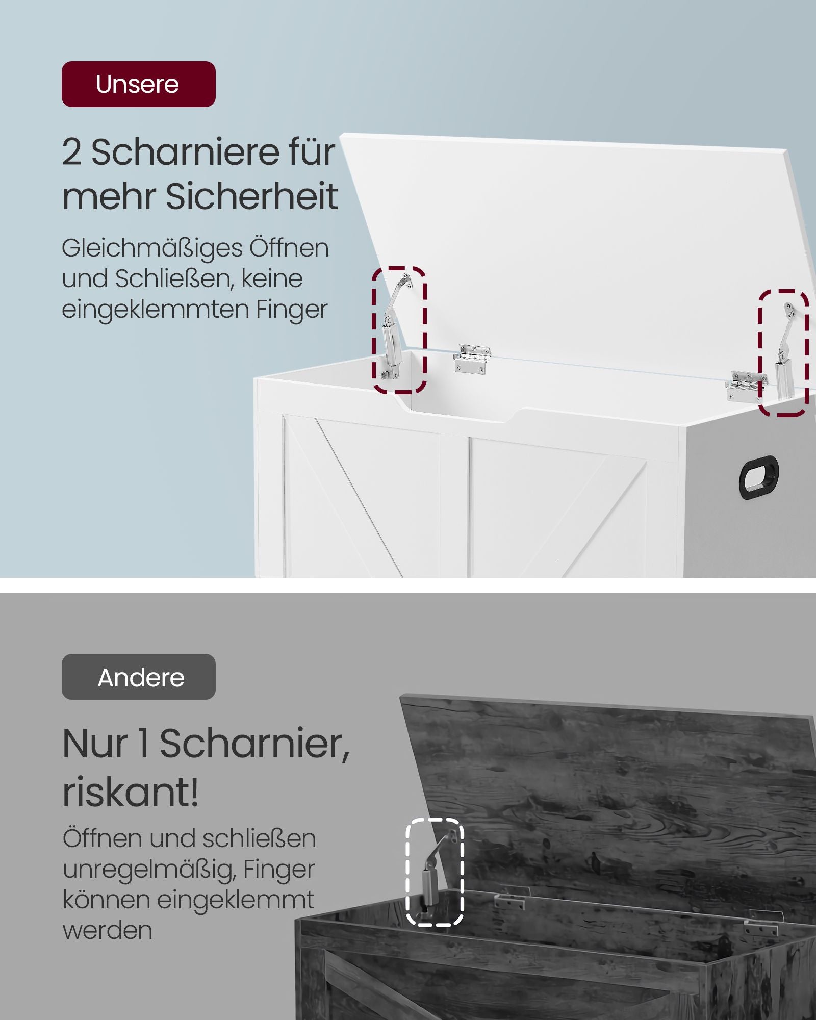 Bank – met opbergruimte – schuurstijl – wit