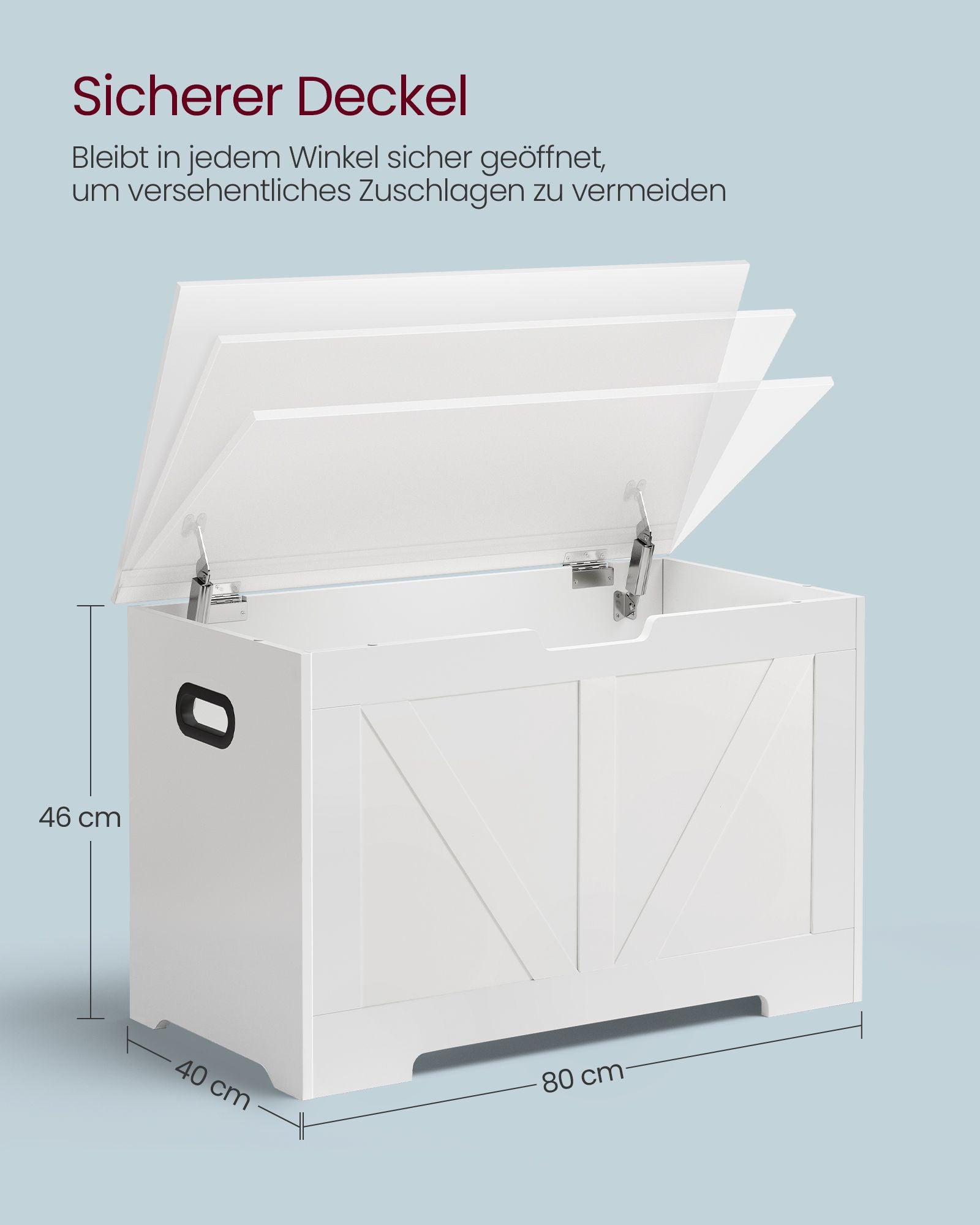 Bank – met opbergruimte – schuurstijl – wit