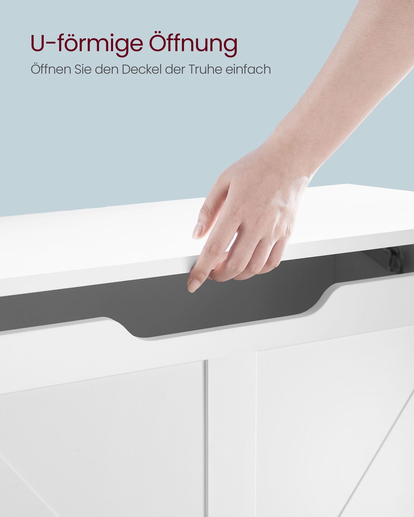 Bank – met opbergruimte – schuurstijl – wit