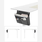 Zit-sta bureau – Elektrisch verstelbaar – Wit