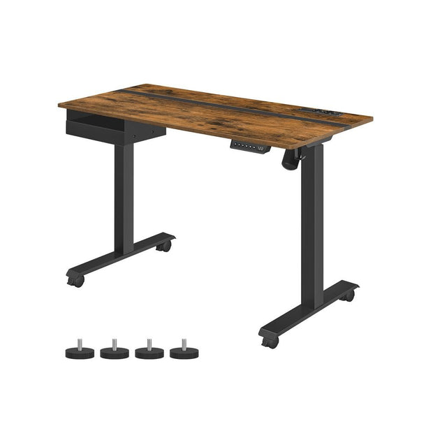 Elektrisch Bureau (Zit-Sta) – In hoogte verstelbaar (72-120 cm) – Met geheugenfunctie – 2× USB – 2× stopcontacten