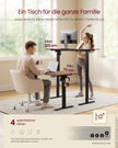 Bureau - In Hoogte Verstelbaar met Geheugenfunctie - Zit-Sta - Vintagebruin - 160 x 70 x (72-120) cm