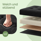 Bank met Opbergruimte – Zitkist – Opvouwbaar – Meerdere Kleuren