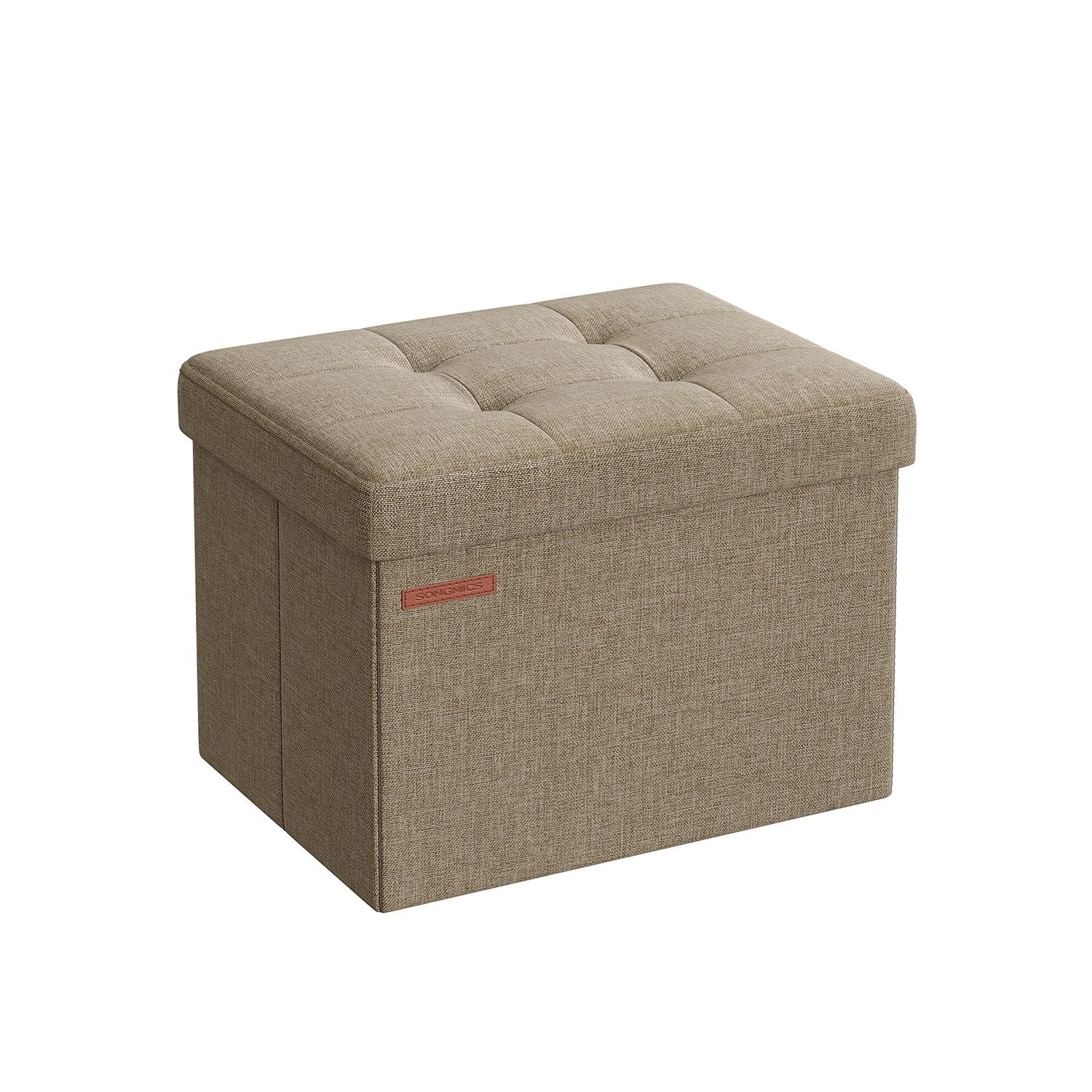 Bank – met opbergruimte – licht taupe