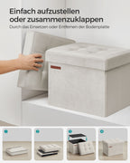 Kruk – met opbergruimte – 31 × 41 cm – tot 130 kg belastbaar