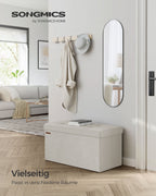 Bank – met opbergruimte – fluweel – 38 × 76 × 38 cm