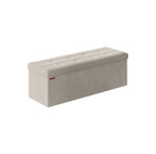 Bank – met opbergruimte – fluweel – 38 × 110 × 38 cm